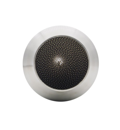 Catalizzatore 200 celle metallico Euro 5 200mm in out 63mm inox Simoni Raci