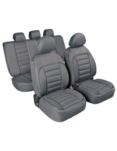 Set completo coprisedili fodere imbottiti De Luxe Sport Edition GRIGIO