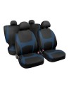 Set completo coprisedili fodere Stretch Fit Capri Nero Blu