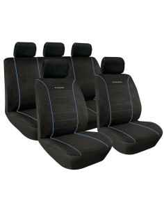Kit completo coprisedili fodere auto universali poliestere Elegance Blu