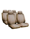 Kit completo coprisedili fodere auto universali poliestere Glamur Beige