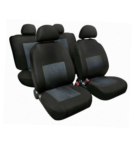 Set fodere coprisedili universali auto Sport grigio nero