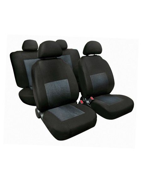 Set fodere coprisedili universali auto Sport grigio nero