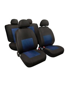 Set fodere coprisedili universali auto Sport blu nero