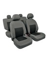 Set fodere coprisedili universali auto Linear nero grigio
