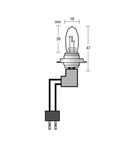 Kit coppia lampadine alogene Xenium Race H7 100W 5500K 12V lampadine W5W