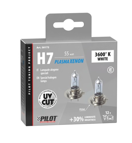 Kit lampadine plasma xenon 30 H7 12V 55W PX26d 3600K