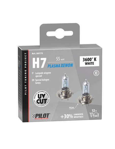 Kit lampadine plasma xenon 30 H7 12V 55W PX26d 3600K