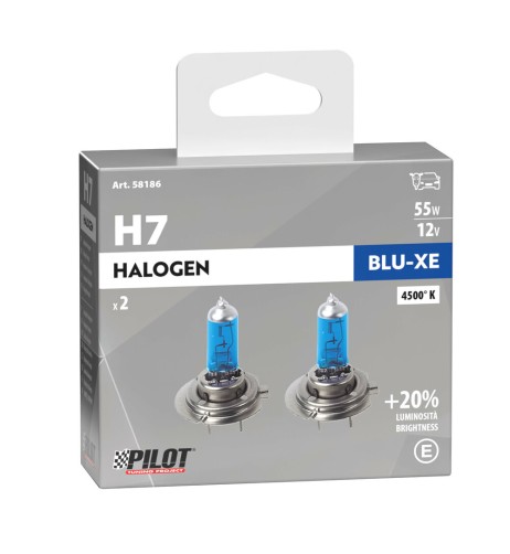 Kit lampadine blu xenon 20 H7 12V 55W PX26d 4500K
