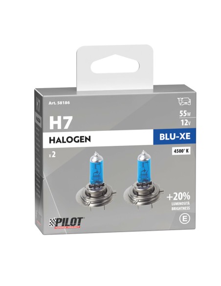 Kit lampadine blu xenon 20 H7 12V 55W PX26d 4500K