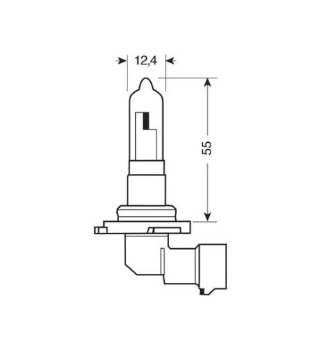 Kit lampadine blu xenon 20 HB3 12V 65W P20d 4500K