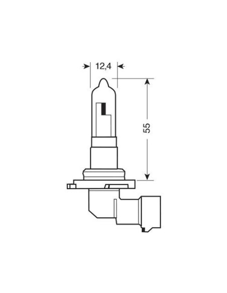 Kit lampadine blu xenon 20 HB3 12V 65W P20d 4500K