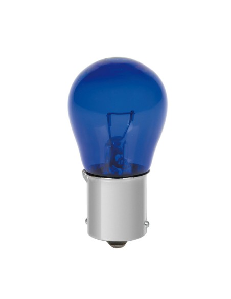 Coppia lampadine alogene Blu Xe 12V P21W BA15s