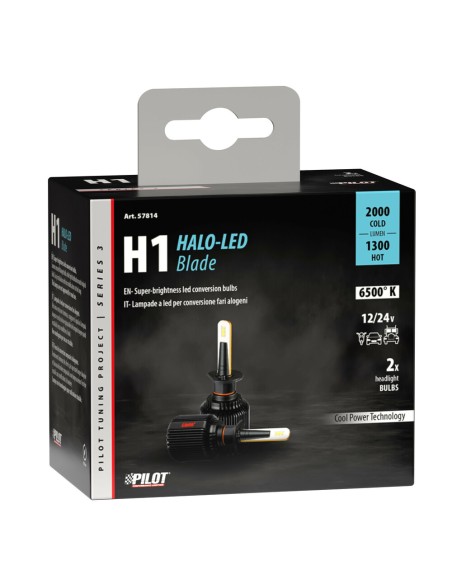 Kit di conversione a LED Halo Led Blade 2pz lampada H1 9 32V 16W 6500K