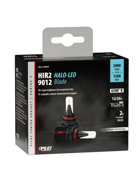 Kit di conversione a LED Halo Led Blade 2pz lampada HIR2 9012 9 32V 20W 6