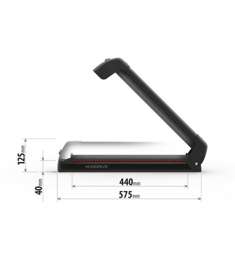 Portasci e Snowboard NK 40 in alluminio nero per barre 4 sci o 2 snow