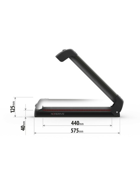 Portasci e Snowboard NK 40 in alluminio nero per barre 4 sci o 2 snow