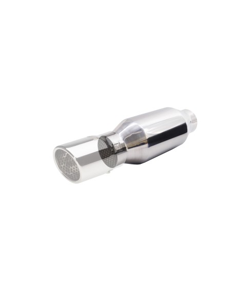 Silenziatore universale inox lucido uscita rotonda ESR5 260mm