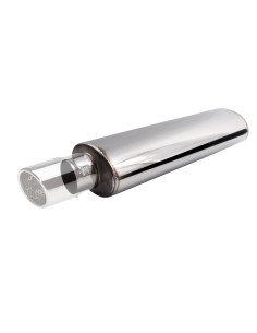 Silenziatore universale inox grezzo uscita rotonda ESR6 2