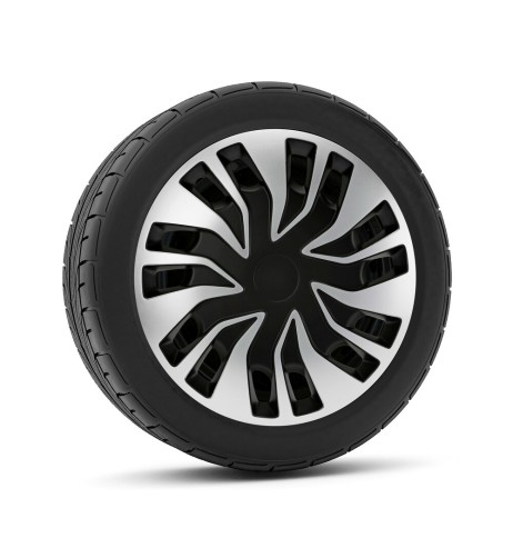 Set 4 copricerchi universali Gyro Van per furgoni e camper in ABS 15