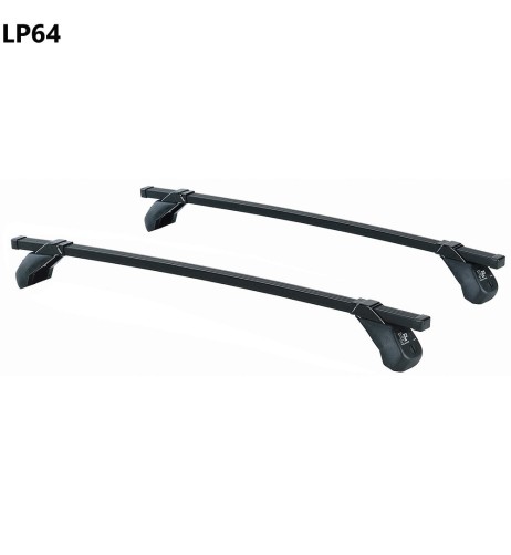 Kit barre portatutto LP64 per Fiat Qubo senza corrimano 2008 2020