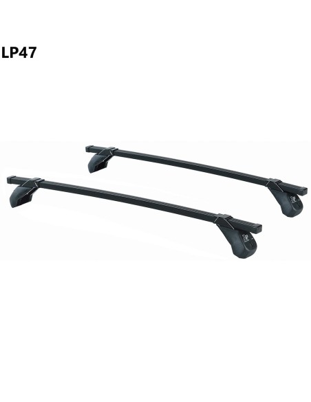 Kit barre portatutto LP47 per Nissan Almera 4p berlina dal 2000 al 2006