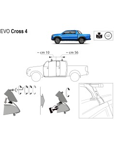 Kit barre portatutto LP47 per EVO Cross 4 dal 2022 2