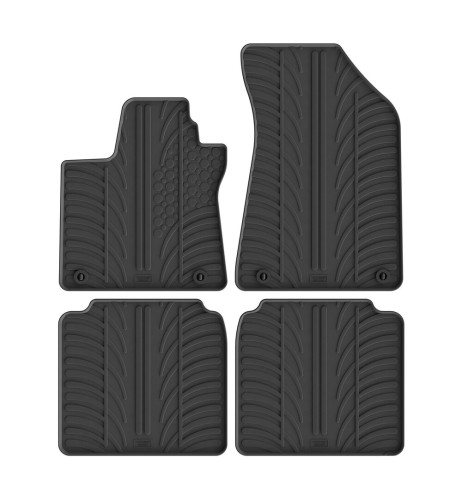 Set tappetini su misura gomma per MG HS benzina dal 2024