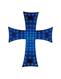 Croce a Led 24V per Camion Blu 2