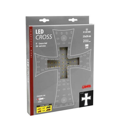 Croce a Led 24V per Camion Bianco