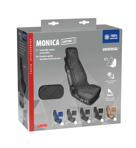 Coprisedile universale camion in microfibra Monica Grigio