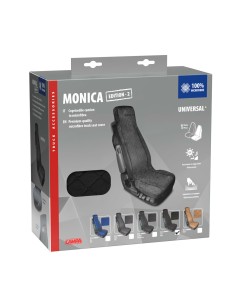 Coprisedile universale camion in microfibra Monica Nero 2
