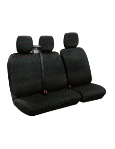 Set fodere coprisedili universali per furgone Dido 2 nero