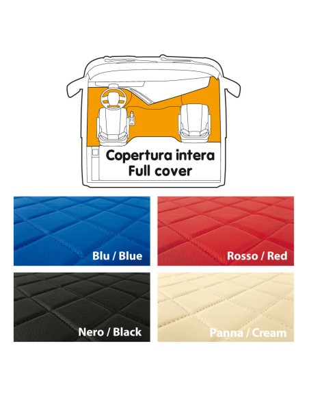 Tappeto camion similpelle imbottito Beige Scania S no tunnel pneum dal 2