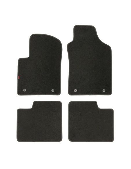 Set tappetini su misura moquette Fiat 500 dal 2007 2 fix