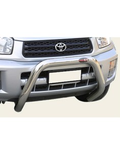 Bull Bar protezione anteriore inox lucido 70mm Toyota Rav4 2003 2005