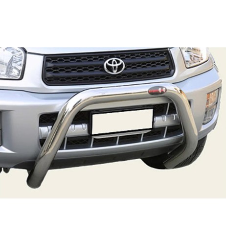 Bull Bar protezione anteriore inox lucido 70mm Toyota Rav4 2003 2005