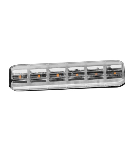 Luce di segnalazione multifunzione flessibile arancio 12 24V 36 funzioni