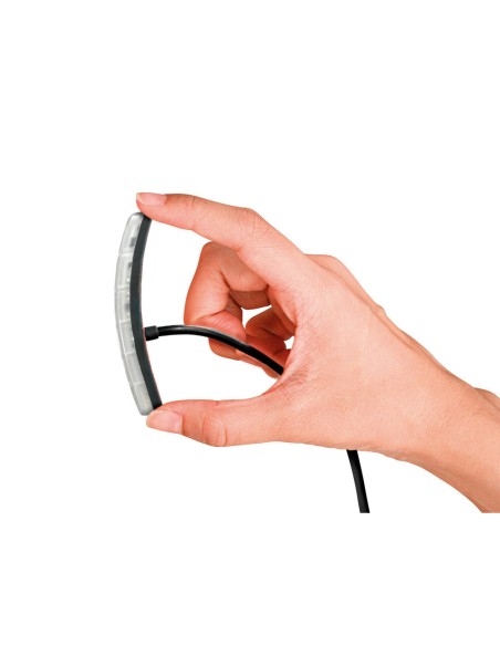 Luce di segnalazione multifunzione flessibile arancio 12 24V 36 funzioni