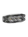 Luce di segnalazione multifunzione arancio a 3 Led 12 24V 4 funzioni
