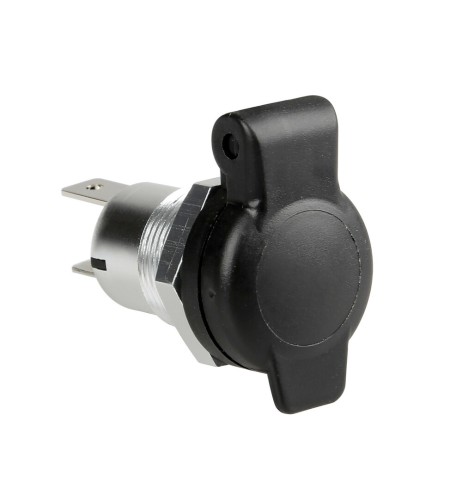 Presa di corrente DIN da incasso in Alluminio 12 24V max 16A