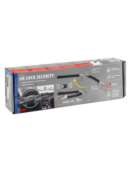 OK Lock antifurto asta bloccasterzo volante anti taglio antiscasso