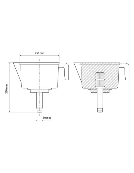 Imbuto professionale con 3 filtri separatori per carburanti