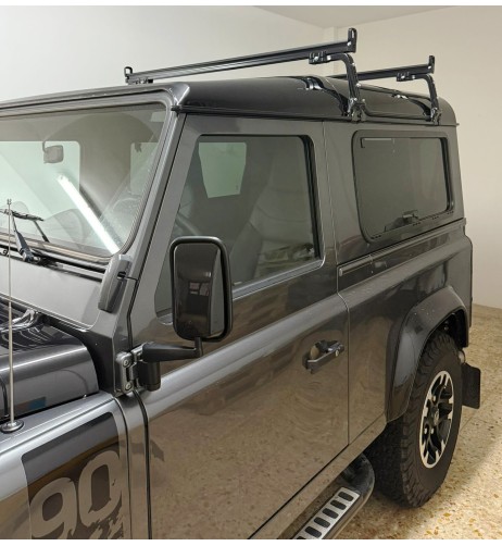2 Barre portatutto PROFESSIONAL acciaio Land Rover Defender 90 110 1990 201