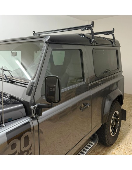 2 Barre portatutto PROFESSIONAL acciaio Land Rover Defender 90 110 1990 201