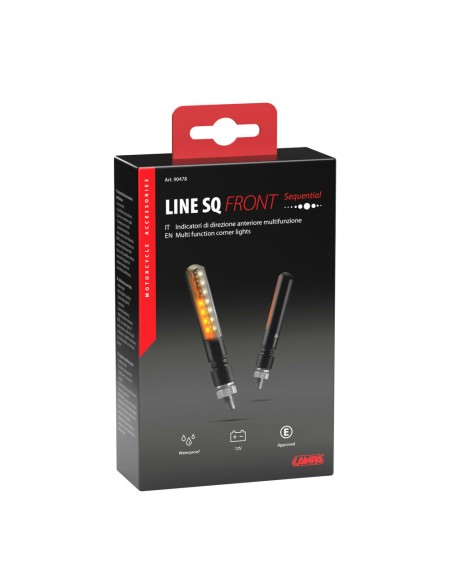 Frecce moto Line SQ Front a LED sequenziale luce di posizione anteriori