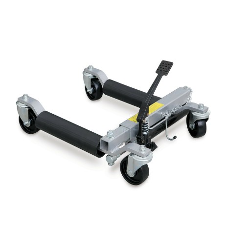 Sollevatore crick idraulico per spostamento veicoli officina 1 600 kg