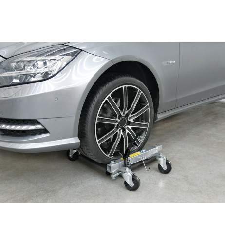 Sollevatore crick idraulico per spostamento veicoli officina 1 600 kg