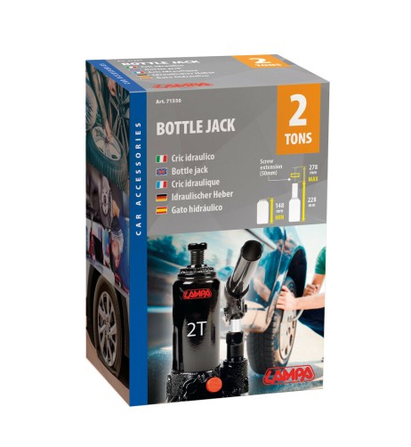 Cric idraulico omologato 2000kg