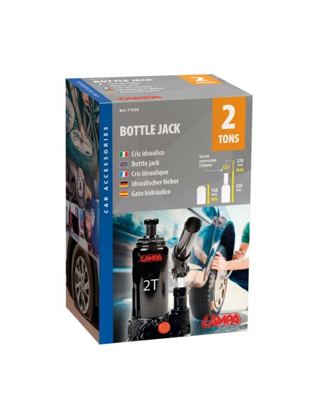 Cric idraulico omologato 2000kg